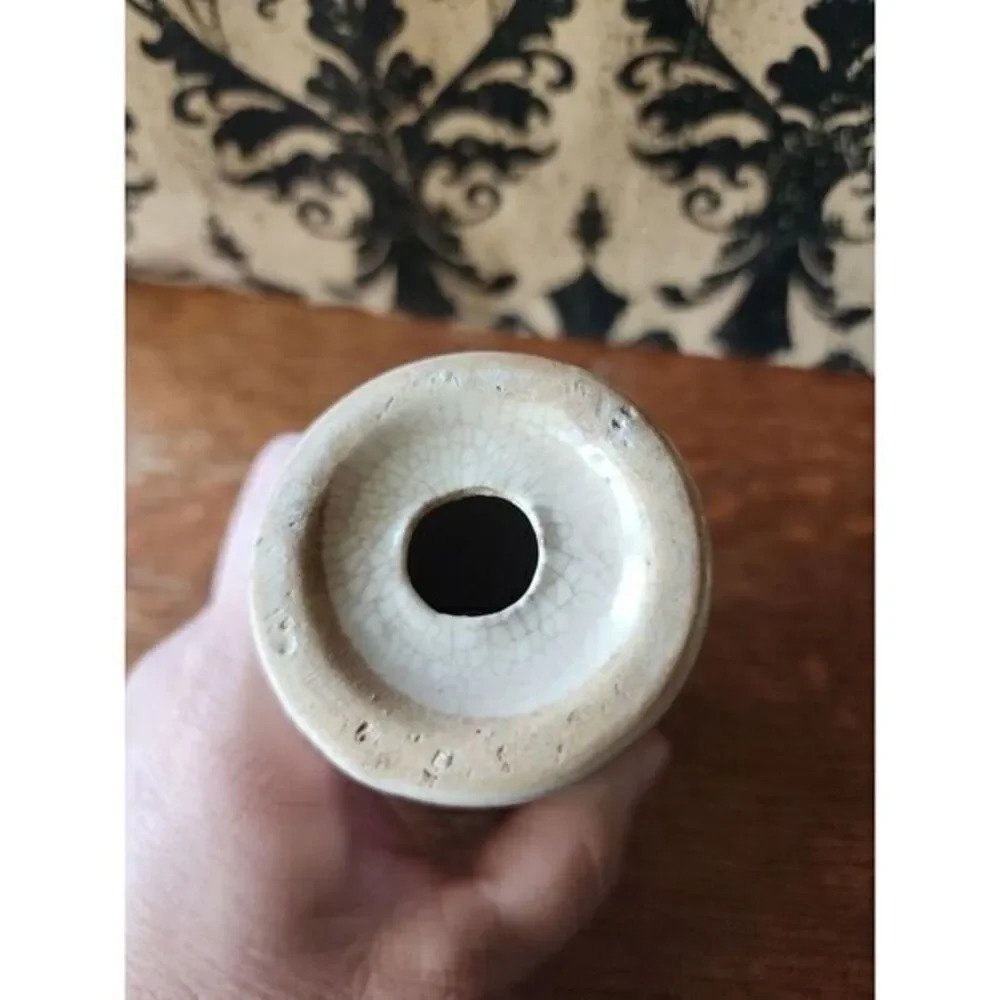 Vintage Milk Jug Salt Shaker FARM FRESH BRAND Pottery 5